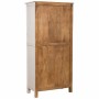 Wardrobe Alexandra House Living White Mango wood 93 x 192 x 45 cm