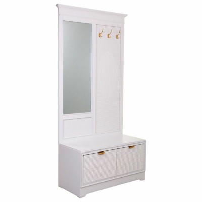 Meuble d'Entrée avec Tiroirs Alexandra House Living Doré Bois MDF 7 x 190 x 95 cm