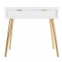 Hall Table with Drawers Alexandra House Living Golden MDF Wood 41 x 78 x 82 cm