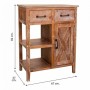 Hall Table with Drawers Alexandra House Living Brown Pine MDF Wood 82 x 37 x 63 cm