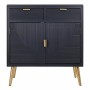 Hall Table with Drawers Alexandra House Living Grey Golden MDF Wood 36 x 85 x 80 cm