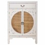 Hall Table with Drawers Alexandra House Living White Rattan Fir wood MDF Wood 36 x 100 x 70 cm