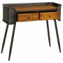 Hall Table with Drawers Alexandra House Living Brown Iron 35 x 81 x 90 cm