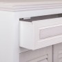 Hall Table with Drawers Alexandra House Living White MDF Wood 30 x 78 x 60 cm