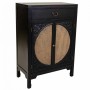 Hall Table with Drawers Alexandra House Living Black Rattan Fir wood MDF Wood 36 x 100 x 70 cm