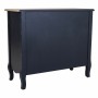 Hall Table with Drawers Alexandra House Living Black Glass Fir wood MDF Wood 36 x 72 x 83 cm