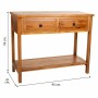 Hall Table with Drawers Alexandra House Living Brown Pine MDF Wood 78 x 41 x 95 cm