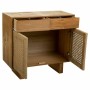 Hall Table with Drawers Alexandra House Living Brown Rope Fir wood Paolownia wood 36 x 75 x 80 cm