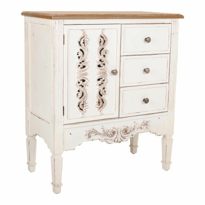 Hall Table with Drawers Alexandra House Living White Fir wood MDF Wood 36 x 80 x 70 cm