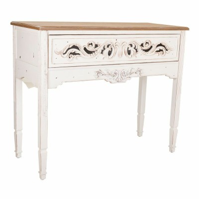 Hall Table with Drawers Alexandra House Living White Fir wood MDF Wood 46 x 90 x 110 cm