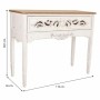 Hall Table with Drawers Alexandra House Living White Fir wood MDF Wood 46 x 90 x 110 cm