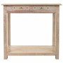 Hall Table with Drawers Alexandra House Living White Natural Mango wood MDF Wood 40 x 76 x 135 cm