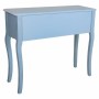 Hall Table with Drawers Alexandra House Living Blue Rattan Fir wood MDF Wood 33 x 77 x 90 cm