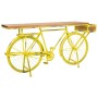 Hall Alexandra House Living Bike Yellow Iron Mango wood 46 x 93 x 187 cm