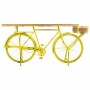 Meuble d'Entrée Alexandra House Living Bike Jaune Fer Bois de manguier 46 x 93 x 187 cm