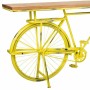 Meuble d'Entrée Alexandra House Living Bike Jaune Fer Bois de manguier 46 x 93 x 187 cm