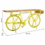 Meuble d'Entrée Alexandra House Living Bike Jaune Fer Bois de manguier 46 x 93 x 187 cm