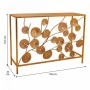 Hall Alexandra House Living Golden Iron 35 x 70 x 100 cm