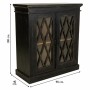 Hall Alexandra House Living Black Glass Iron Mango wood 40 x 100 x 90 cm