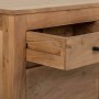 Hall Table with Drawers Alexandra House Living Brown Wood 40 x 90 x 100 cm