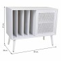 Meuble d'Appoint Alexandra House Living Blanc Bois MDF 38 x 67 x 80 cm