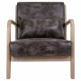 Armchair Alexandra House Living Brown Wood 83 x 74 x 66 cm