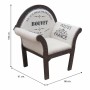 Fauteuil Alexandra House Living 61 x 100 x 89 cm