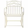 Rocking chair Alexandra House Living White Iron 24 x 45 x 24 cm