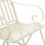 Chaise à bascule Alexandra House Living Blanc Fer 24 x 45 x 24 cm