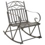 Rocking chair Alexandra House Living Brown Iron 24 x 45 x 24 cm