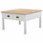 Table Basse Alexandra House Living Blanc Marron Alliage de Zinc Bois MDF 80 x 50 x 80 cm