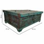 Chest Alexandra House Living Blue Mango wood 87 x 48 x 136 cm