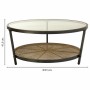 Centre Table Alexandra House Living Brown Glass Iron 91 x 41 x 91 cm