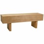 Table d'appoint Alexandra House Living Marron Corde Bois d'épicéa Bois de paulownia 36 x 45 x 130 cm