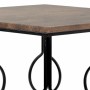 Jeu de 2 tables Alexandra House Living Marron Noir Fer Bois MDF 39 x 57 x 39 cm