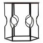 Jeu de 2 tables Alexandra House Living Noir Fer Bois MDF 39 x 57 x 39 cm