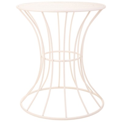 Side table Alexandra House Living White Iron 20 x 50 x 21 cm