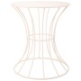 Side table Alexandra House Living White Iron 20 x 50 x 21 cm