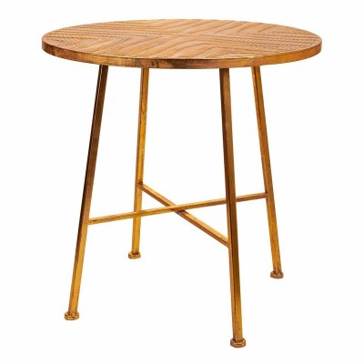 Centre Table Alexandra House Living Golden Iron 60 x 60 x 60 cm