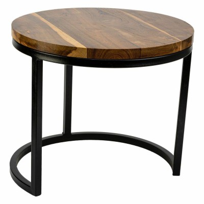 Table Basse Alexandra House Living Marron Fer Bois de manguier 38 x 65 x 38 cm