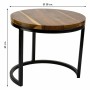 Table Basse Alexandra House Living Marron Fer Bois de manguier 38 x 65 x 38 cm