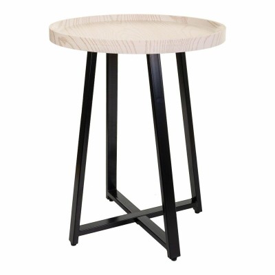 Centre Table Alexandra House Living White Iron MDF Wood 45 x 57 x 45 cm