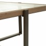 Centre Table Alexandra House Living Brown Iron Fir wood Tempered glass 99 x 40 x 99 cm