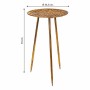 Corner table Alexandra House Living Golden 34 x 59 x 34 cm