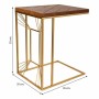 Corner table Alexandra House Living Gold Natural 35 x 55 x 45 cm