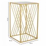 Corner table Alexandra House Living Gold 40 x 70 x 40 cm