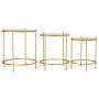 Jeu de 3 tables Alexandra House Living Or 53 x 60 x 53 cm