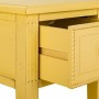 Side table Alexandra House Living Yellow 33 x 78 x 33 cm