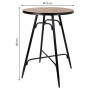 Side table Alexandra House Living Brown 76 x 105 x 76 cm