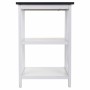 Shelves Alexandra House Living White Paolownia wood MDF Wood 30 x 60 x 40 cm